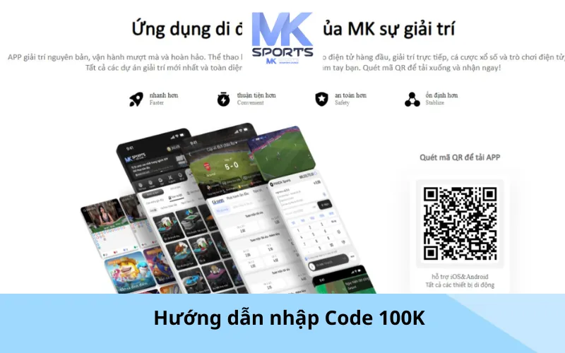 Hướng dẫn tải App Mk Sports đơn giản, nhanh chóng